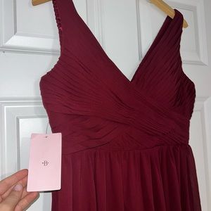 BHLDN NWT Maroon Formal Dress